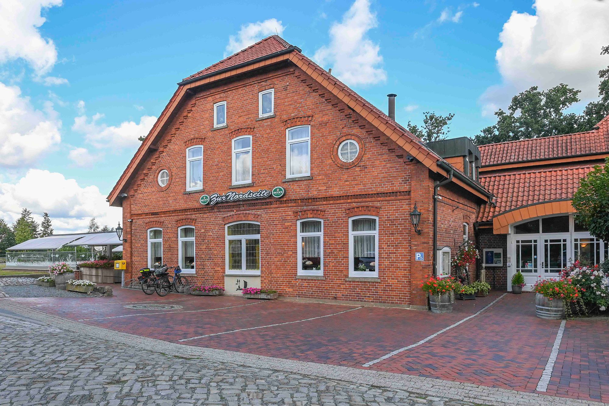Frontansicht des Hauses